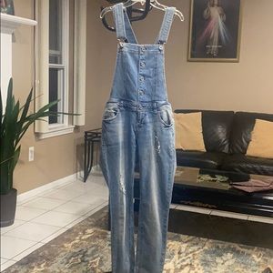 Denim Overalls